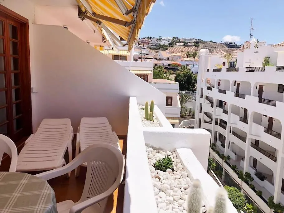 Apartamento Con Vistamar Y Piscina Climatizada En Garden City Playa Fanabe