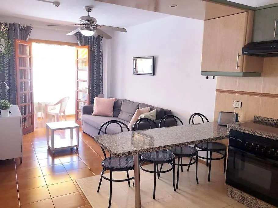 Apartamento Con Vistamar Y Piscina Climatizada En Garden City Playa Fanabe Apartment
