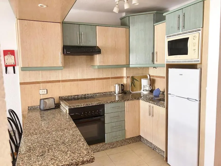 Apartamento Con Vistamar Y Piscina Climatizada En Garden City Playa Fanabe 0*,