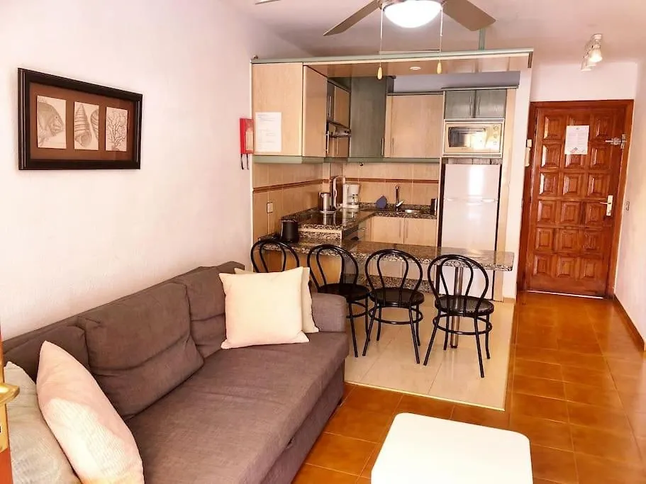 Apartamento Con Vistamar Y Piscina Climatizada En Garden City Playa Fanabe Apartment
